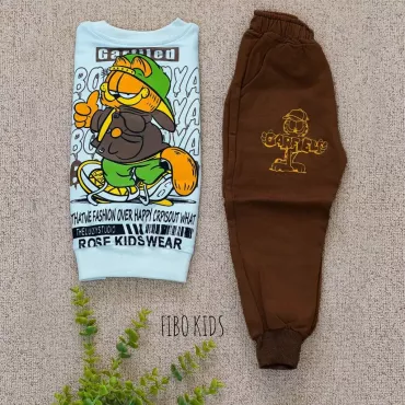 ست بلوز شلوار طرح گارفیلد