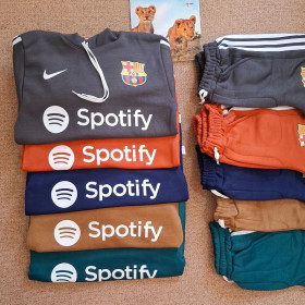 ست هودی شلوار بارسلونا تو کرکی