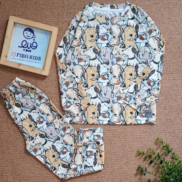 لباس خواب مدل سگ ها