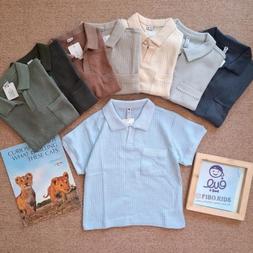 تیشرت یقه دار ریلی