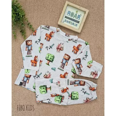 بلوز شلوار ماینکرفت کوالا