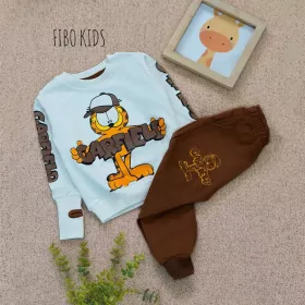 ست بلوز شلوار طرح گارفیلد